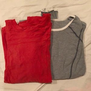 Lulu lemon long sleeve tees